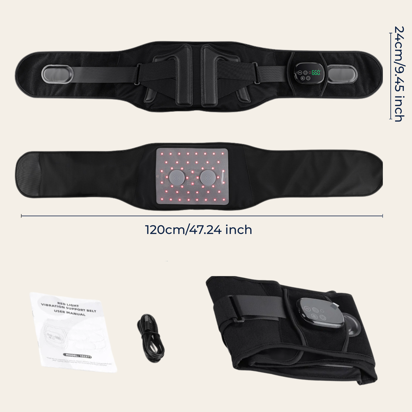 PYRAVA® Red Light Back Wrap