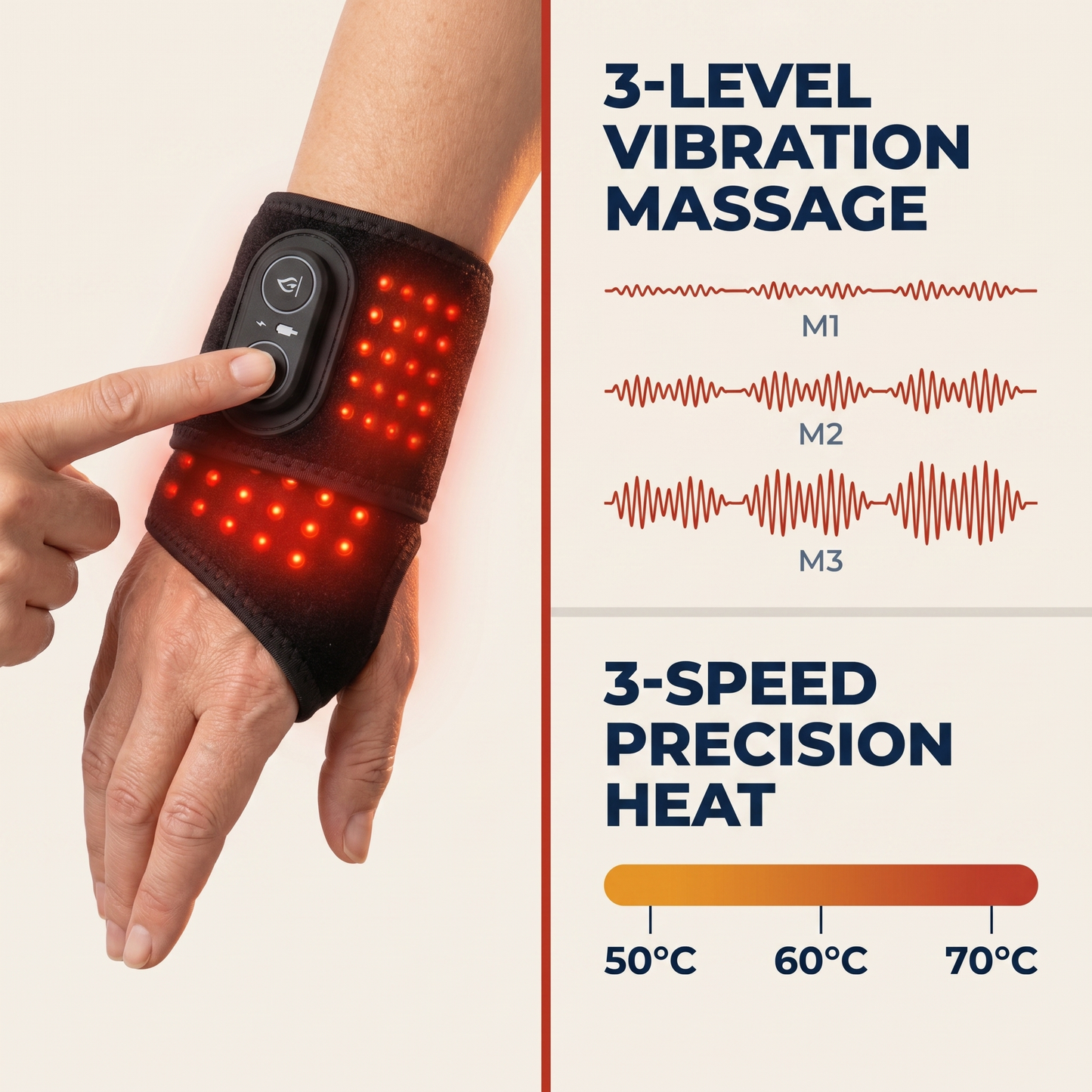 PYRAVA® Red Light Wrist Wrap