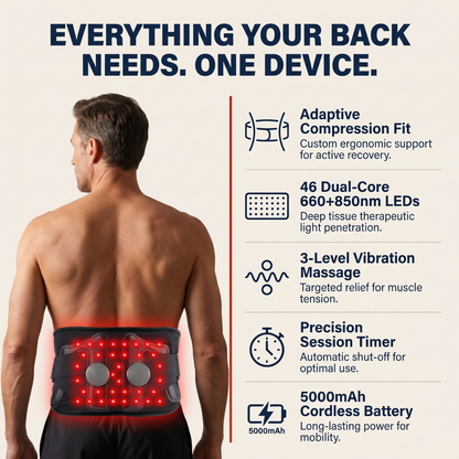 PYRAVA® Red Light Back Wrap